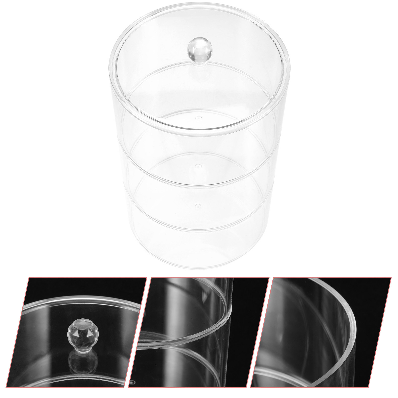 Jewelry And Watches Box - Multi-Level Transparent Acrylic Storage Box for