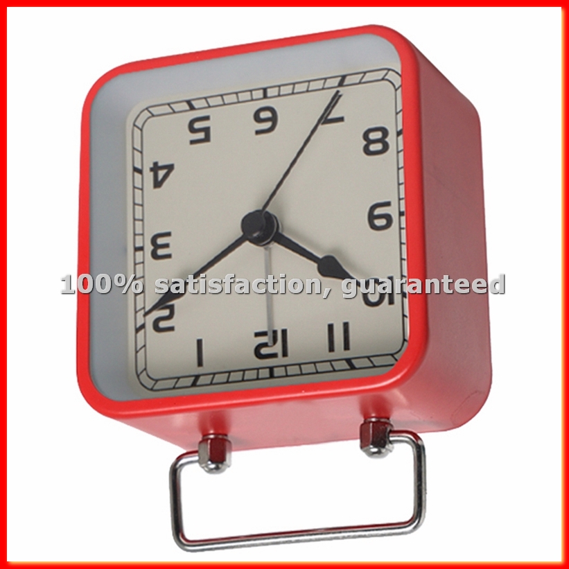 Watches & Jewelry Lvmh - Small Metal Square Alarm Clock Desktop