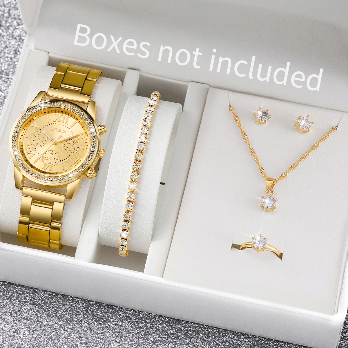 Jewelry Watch Making - 6PCS/Set Fashion Women's Quartz Watches Rhinestone