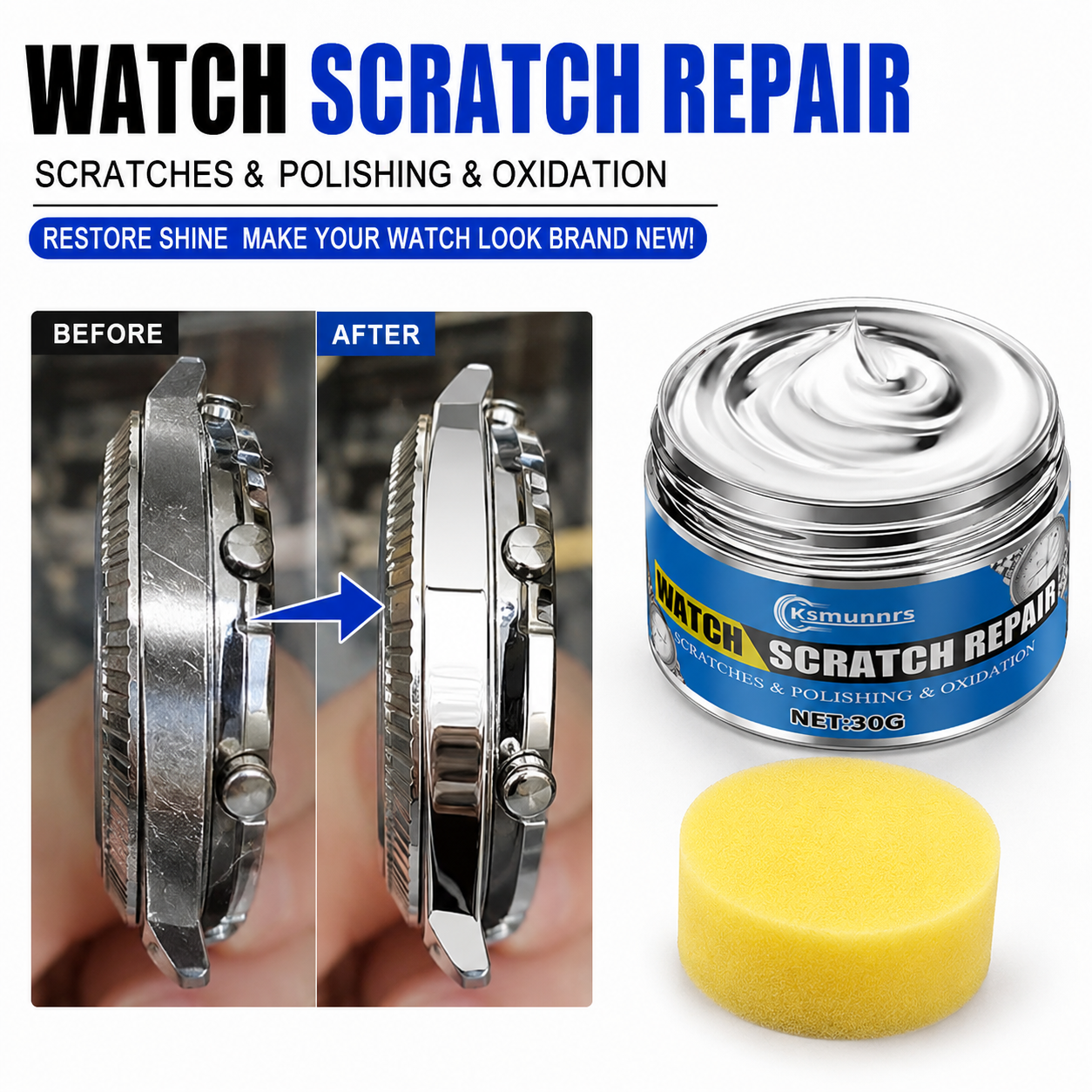 Jewelry Watches Repair - Watch Polishing Paste Metal Frame and
