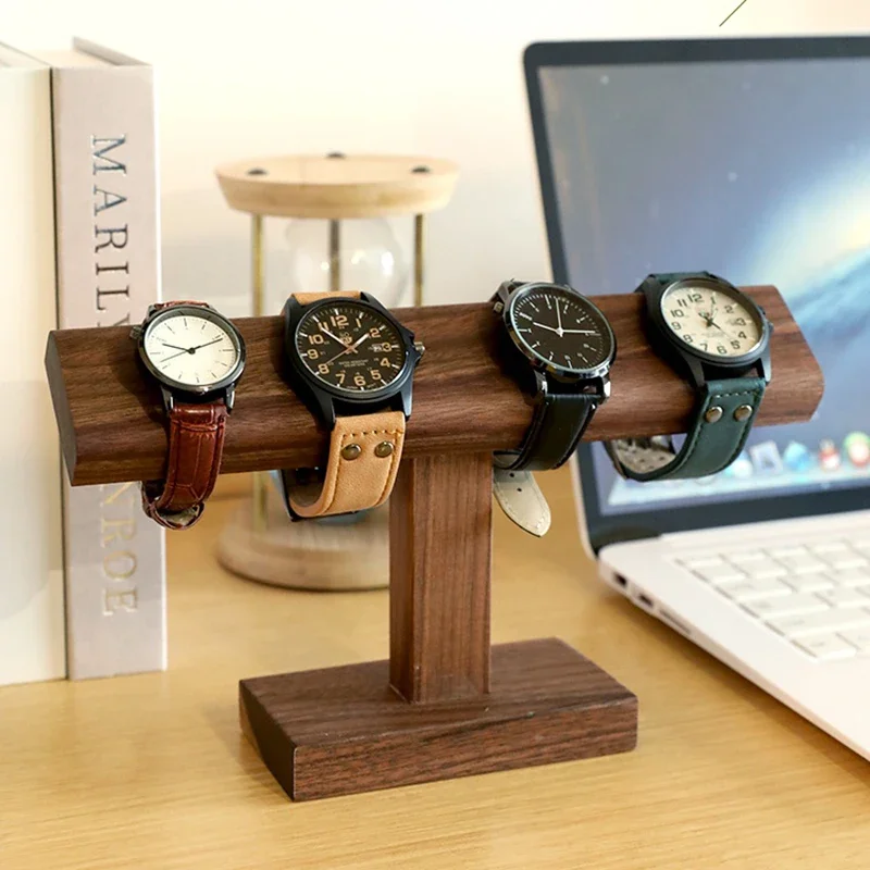 Jewelry Watches Vintage - Wooden New T-Bar Vintage Walnut Bracelet