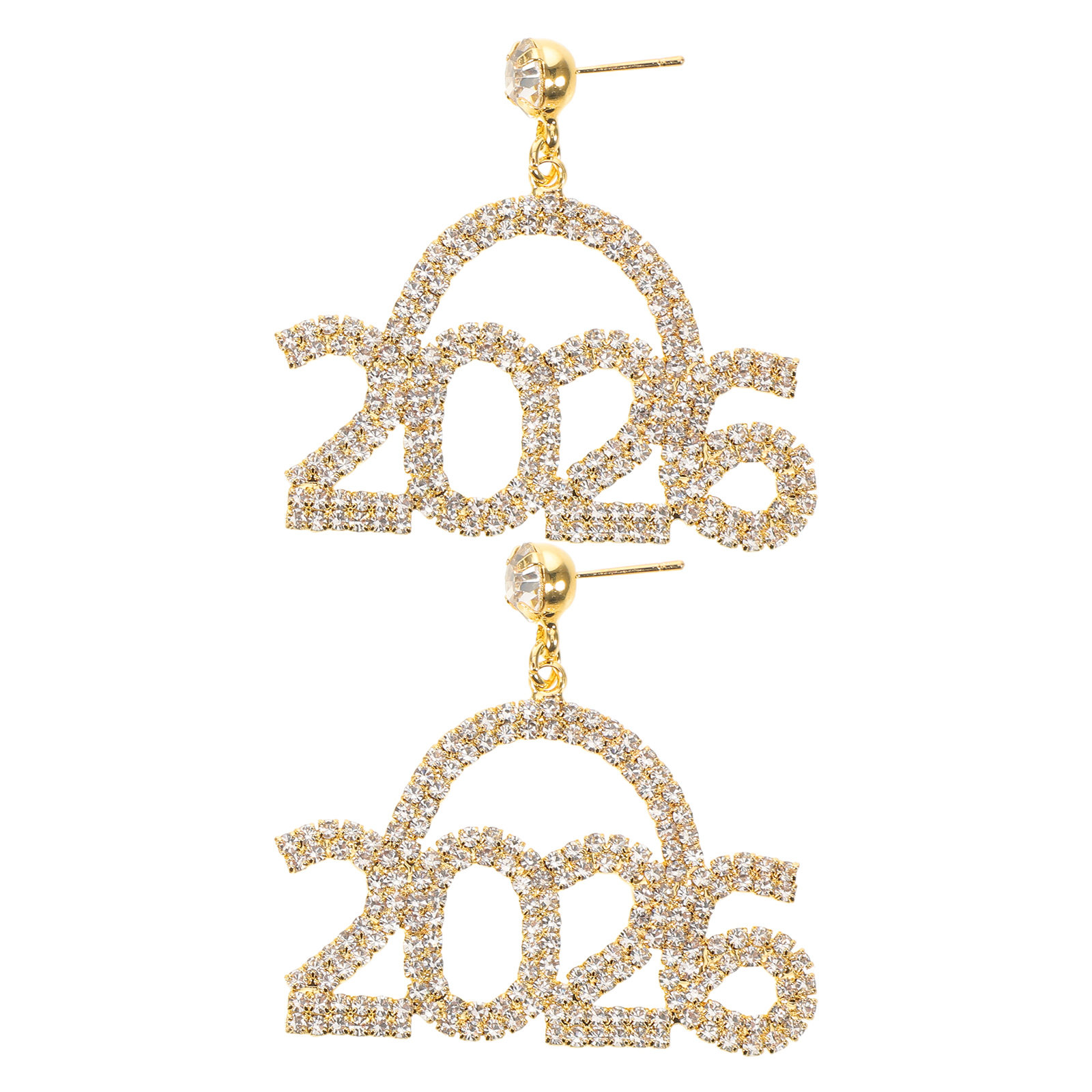 Eve Jewelry & Watches Distribuidor Oficial Rolex Buenos Aires - 2Pcs Rhinestone Dangle Earrings 2026 Number