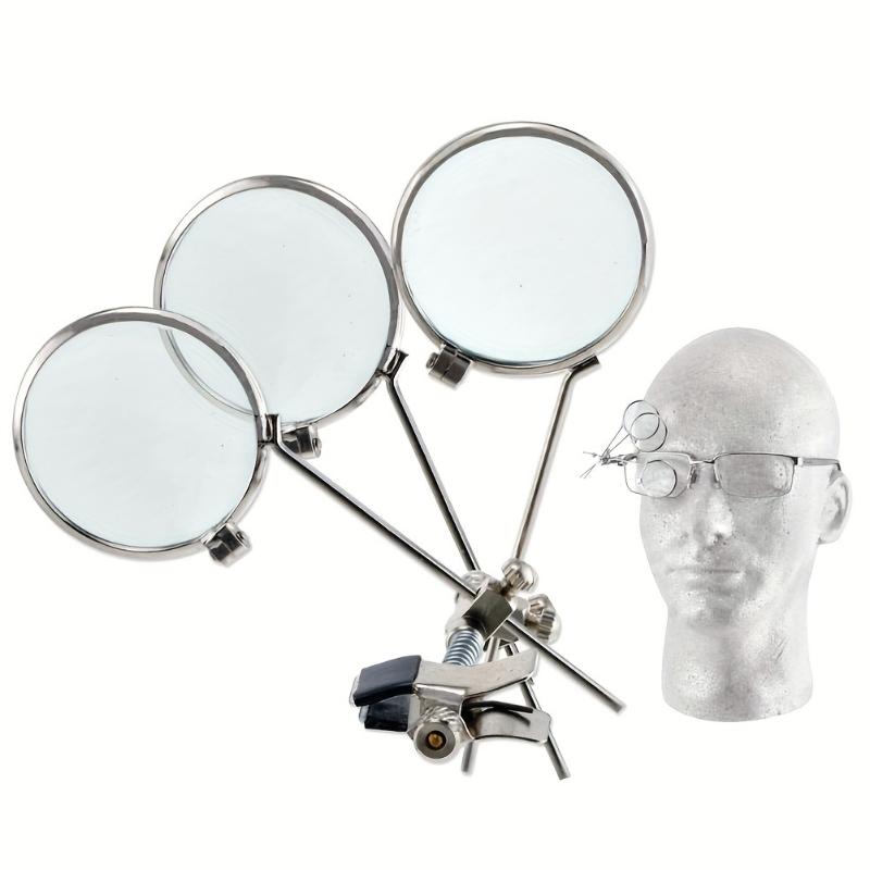 Jewelry Watches Repair - Triple Ocular Loupe Glasses Magnifier 10X