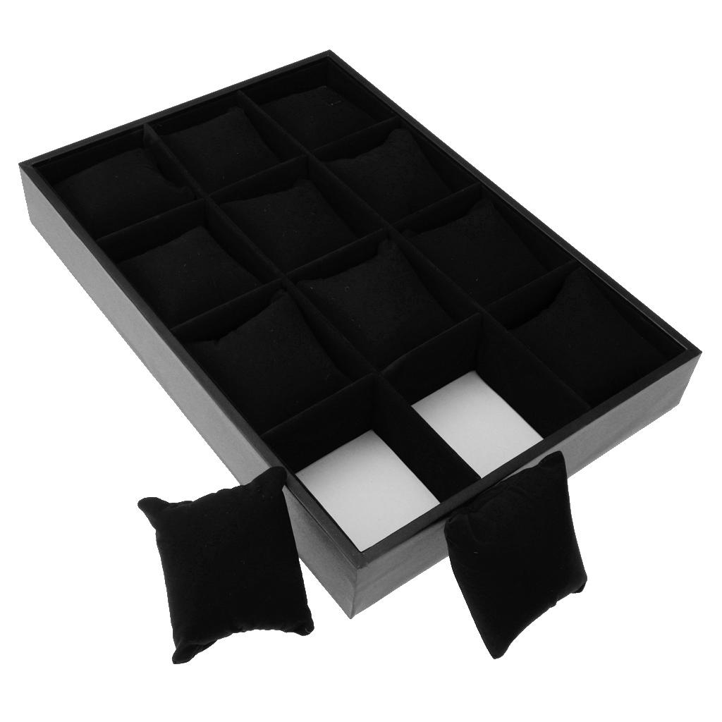 Black and Wood Watch Organizer - огляд і ціна Jewelry Or Watches