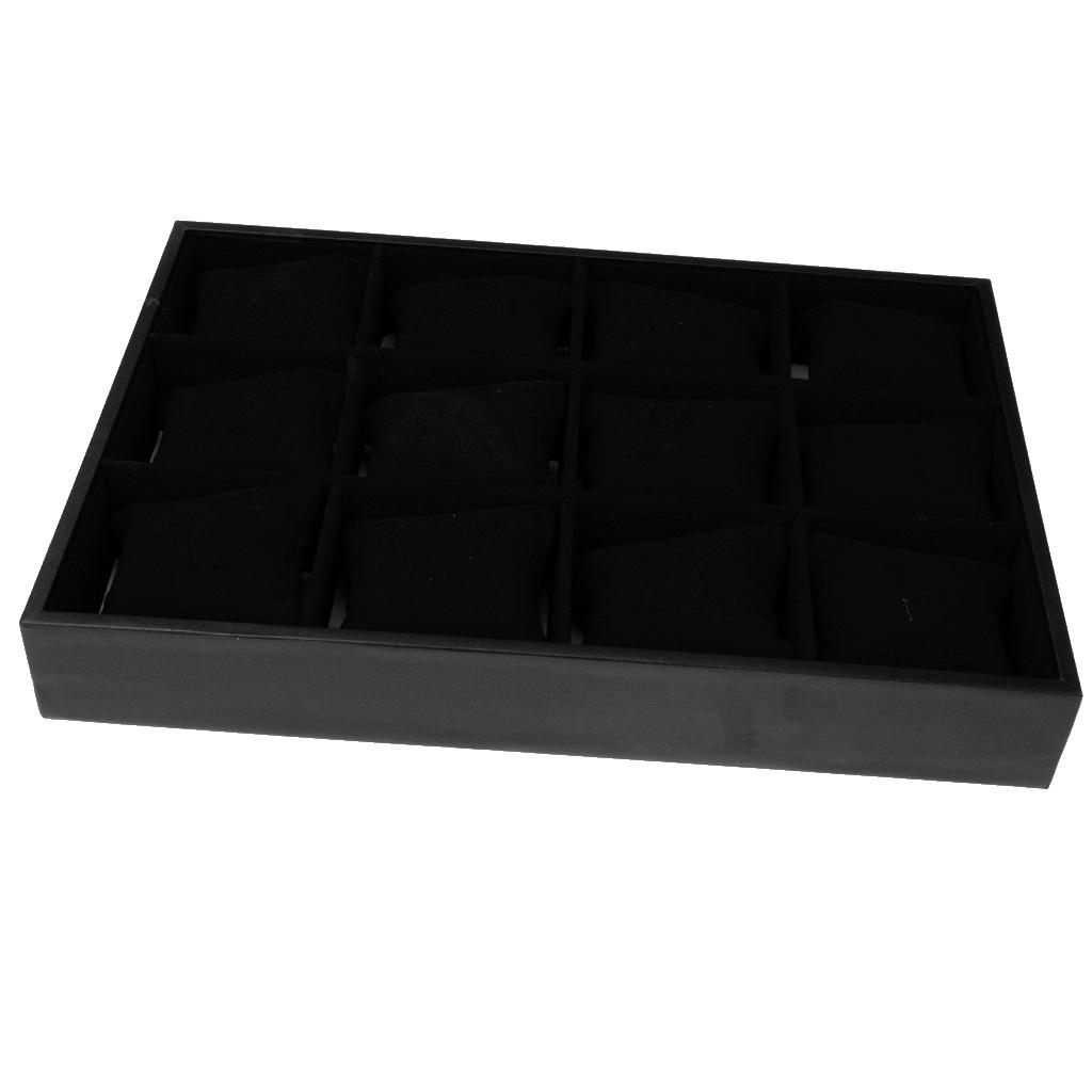Black and Wood Watch Organizer - огляд і ціна Jewelry Or Watches