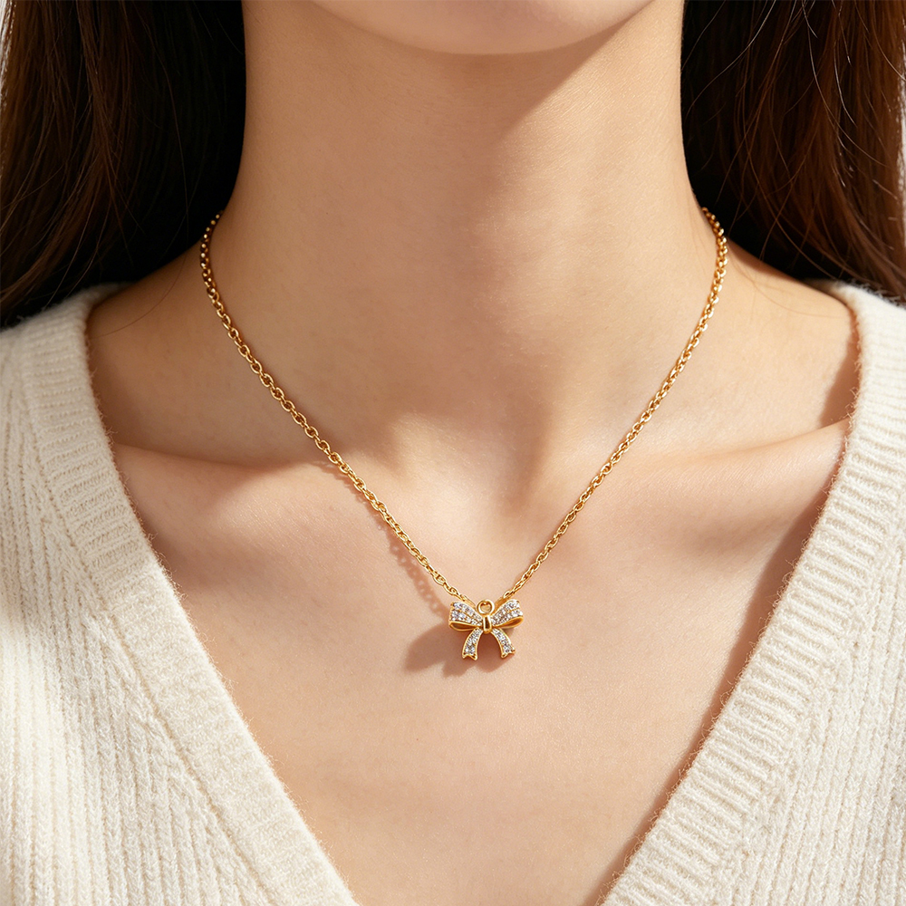 Bow Pendant Necklace with High - огляд і ціна Eve Jewelry & Watches Distribuidor Oficial Rolex Buenos Aires