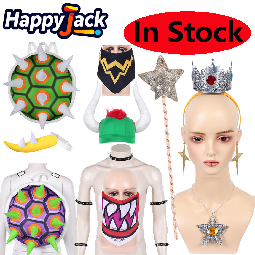 Bowser Jr Cosplay Scarf Mask A - огляд і ціна Leather Bracelet