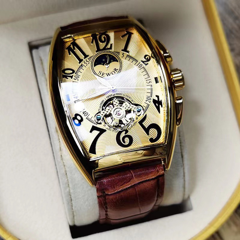 SEWOR Mechanical Watch Men Gol - огляд і ціна Automatic Watch Winder