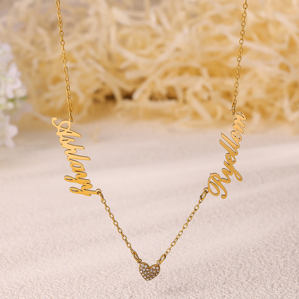 Custom Two Name Necklace For W - огляд і ціна Engraved Name Necklace