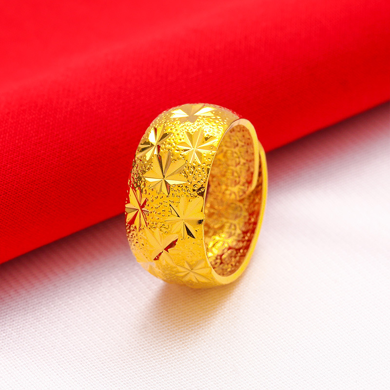 Male Wide 12mm Large Ring Open - огляд і ціна Gold Plated Ring