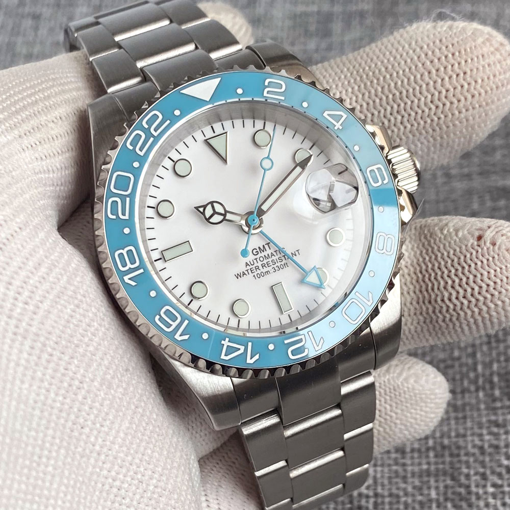 Customized 40mm Ice Blue Dial  - огляд і ціна Jewelry Bracelet Watches