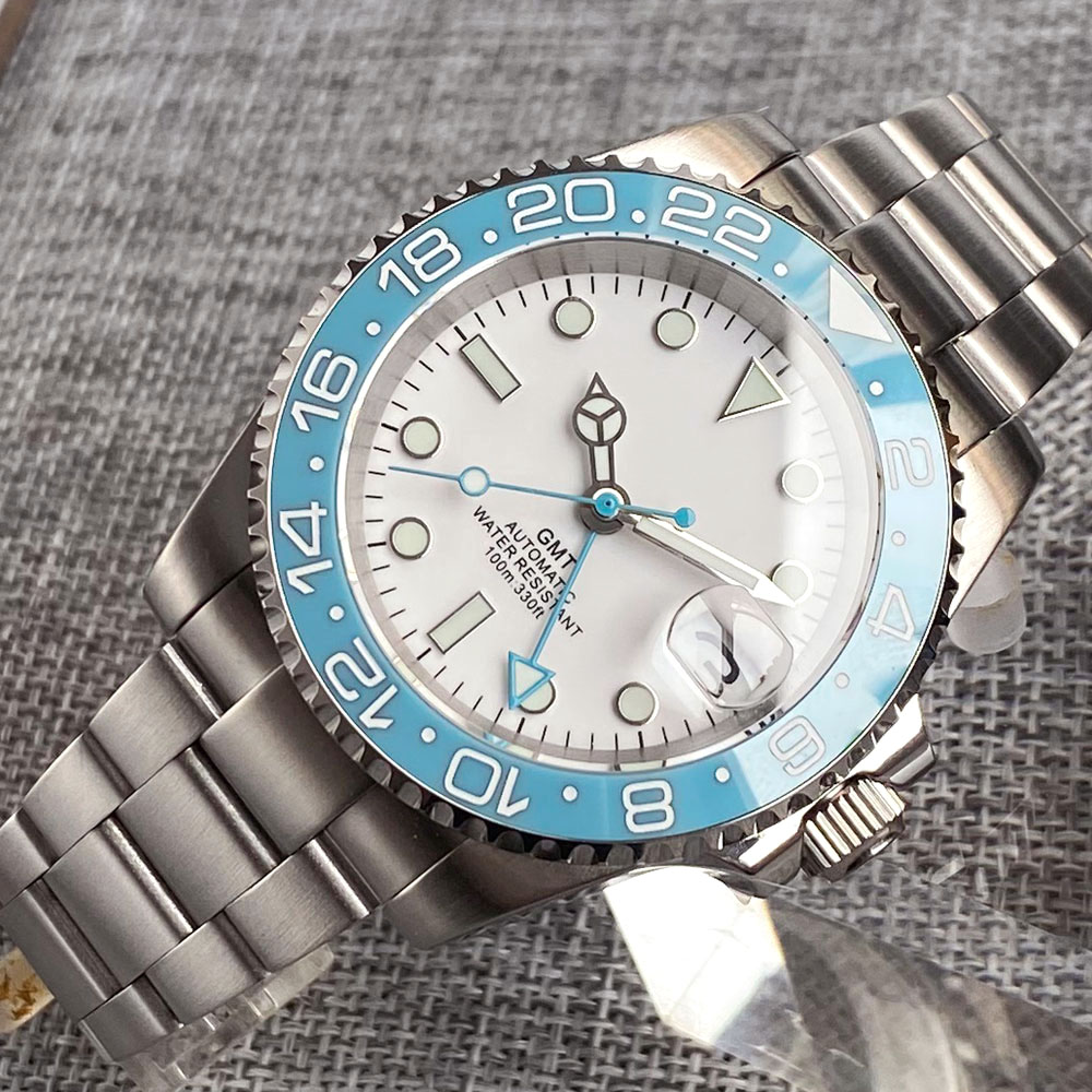 Customized 40mm Ice Blue Dial  - огляд і ціна Jewelry Bracelet Watches