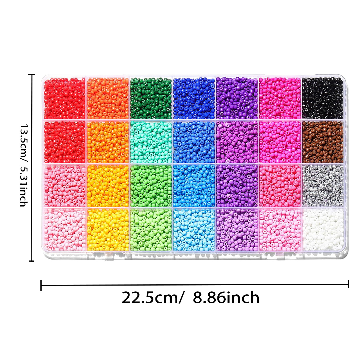 28 colors of 3mm seed beads, 7 - огляд і ціна Fine Jewelry & Watches Photos