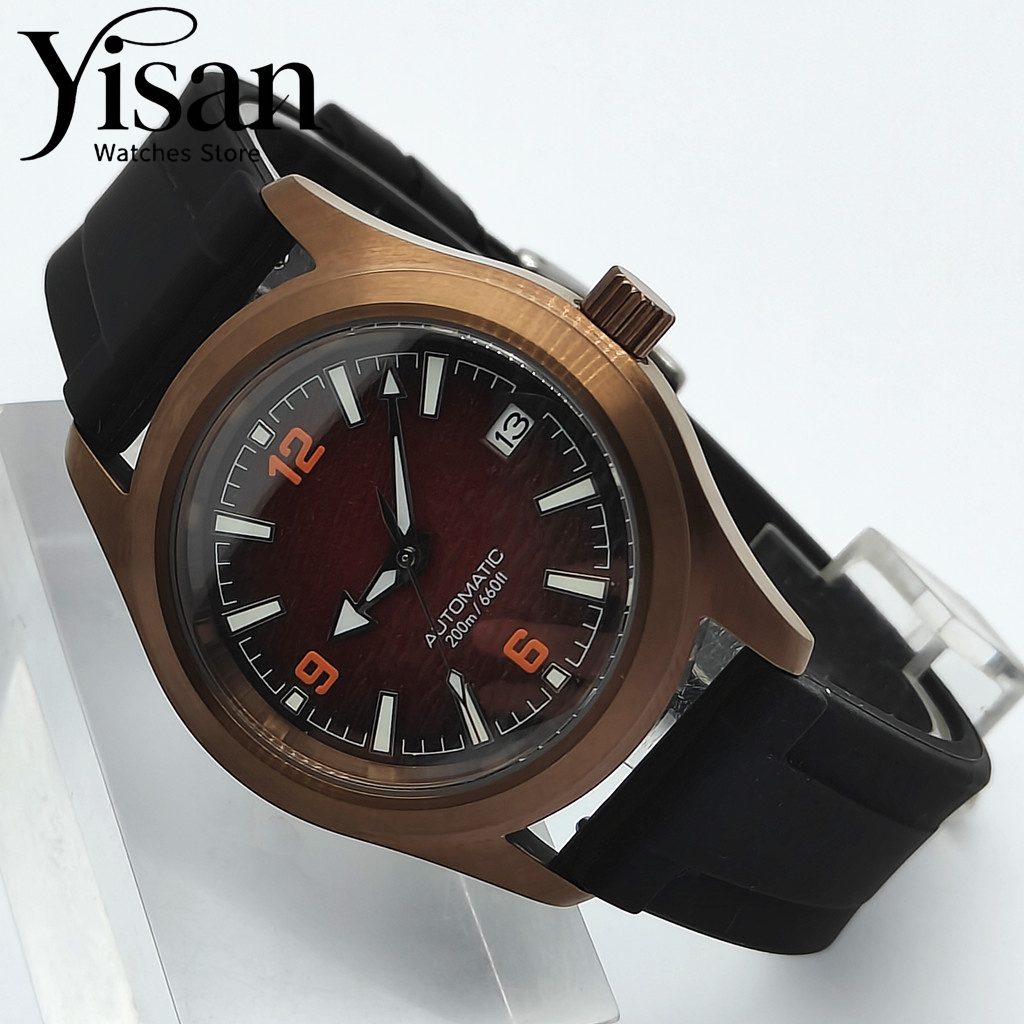 36mm 39mm NH35 automatic movem - огляд і ціна Leather Bracelet