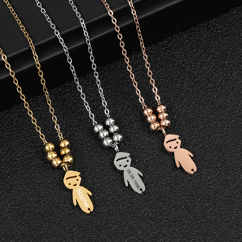 Personalised Boy Girl Pendant  - огляд і ціна Engraved Name Necklace