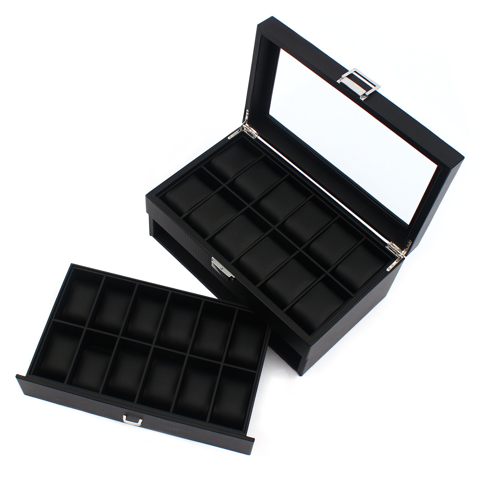 24 Slot Watch Storage Box Disp - огляд і ціна Jewelry And Watches Box