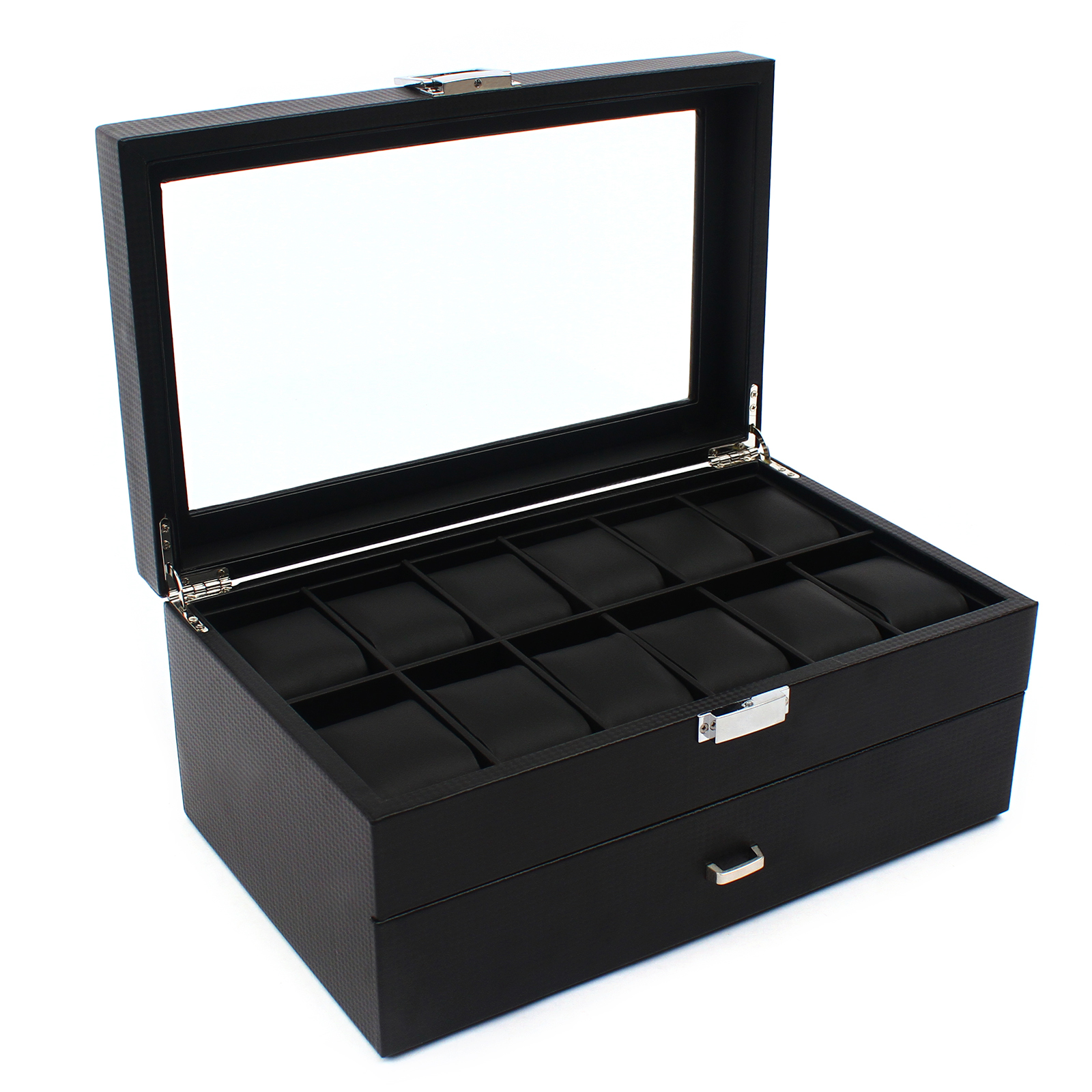 24 Slot Watch Storage Box Disp - огляд і ціна Jewelry And Watches Box