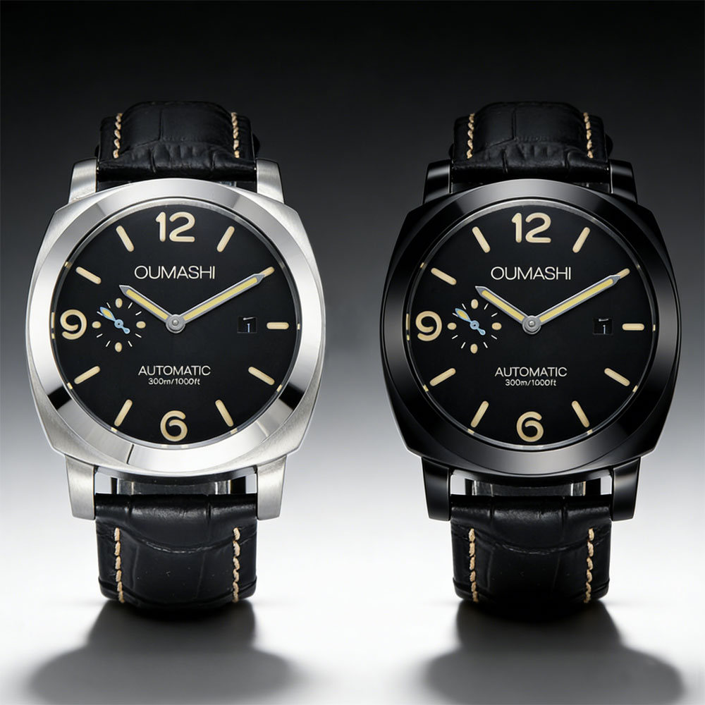 44mm Men's watch Seagull st255 - огляд і ціна Leather Bracelet