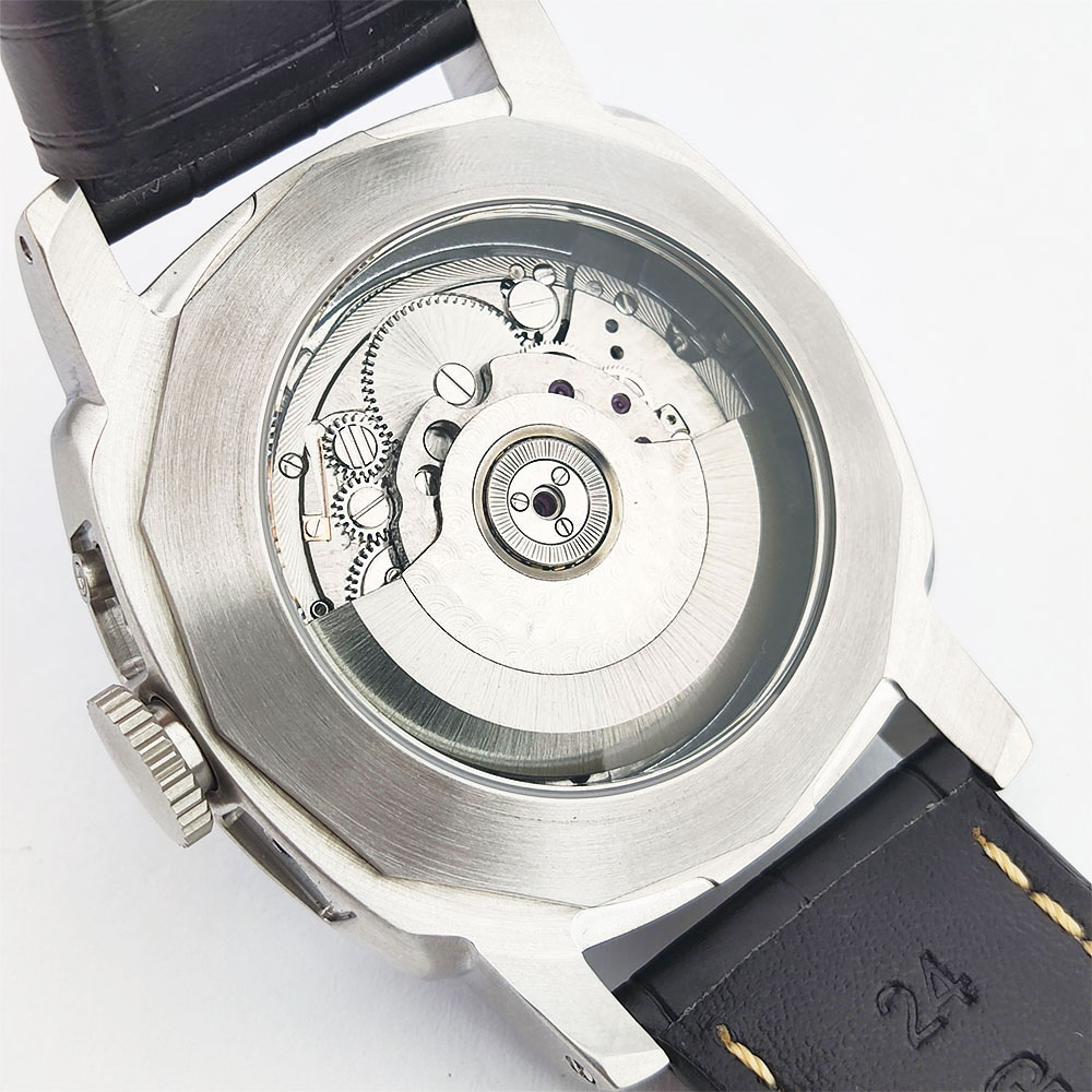 44mm Men's watch Seagull st255 - огляд і ціна Leather Bracelet