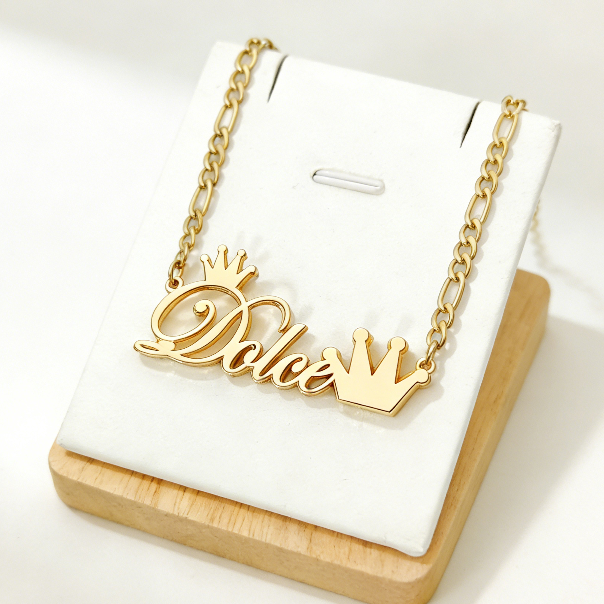 DUOYING Custom Name Jewelry Se - огляд і ціна Engraved Name Necklace
