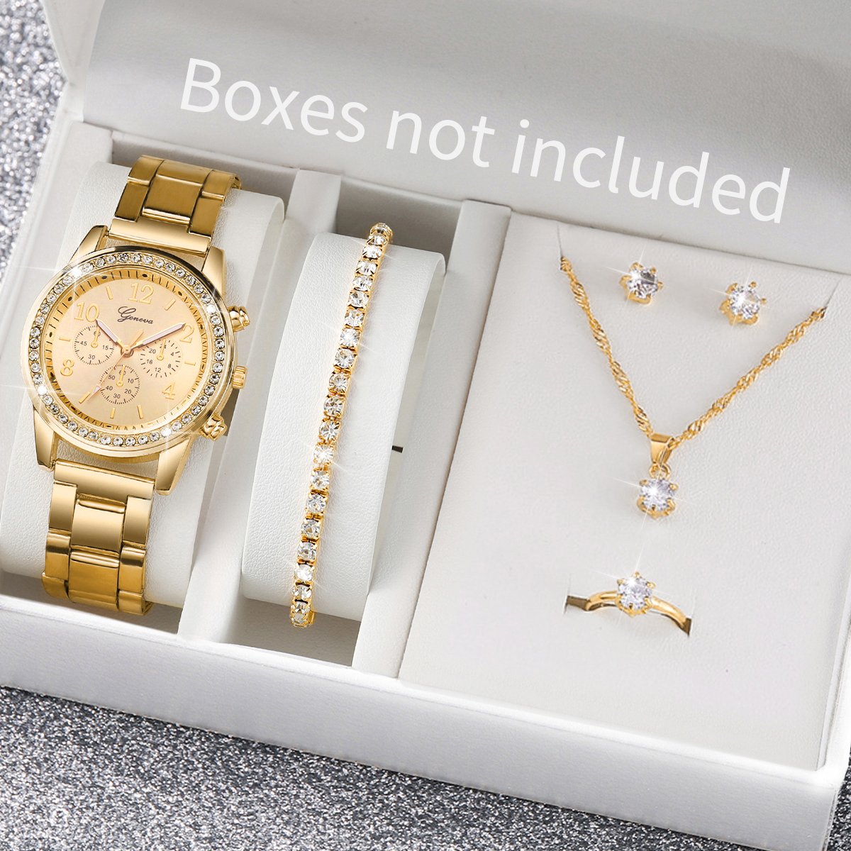 6PCS/Set Fashion Rhinestone Wo - огляд і ціна Jewelry Watch Making