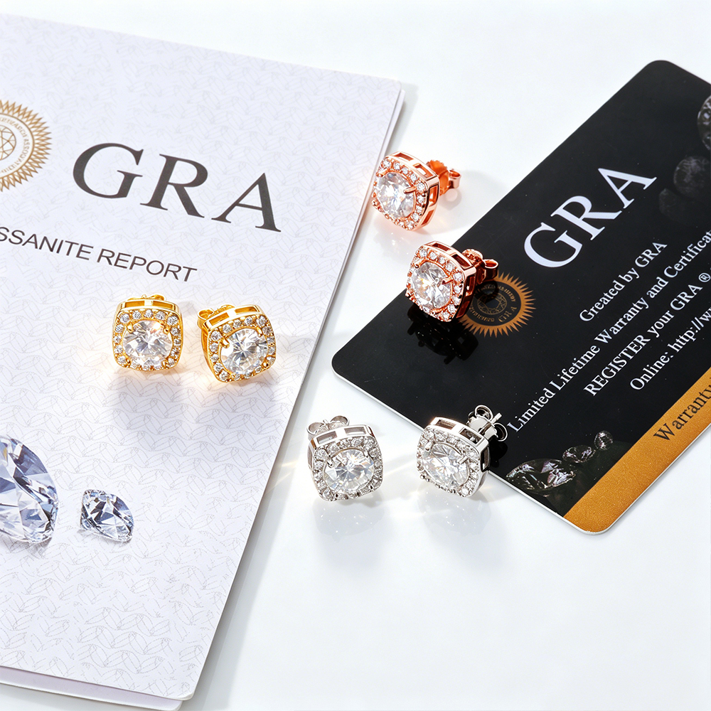Women's Iced Out Square Halo V - огляд і ціна Luxury Gifts Jewelry & Watches Namfleg Mostar