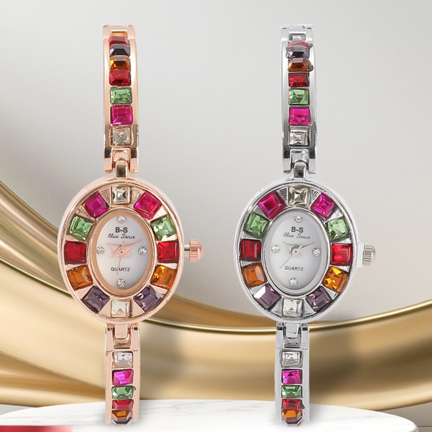 Colored Gemstone Inlaid Women  - огляд і ціна Jewelry Watches Luxury