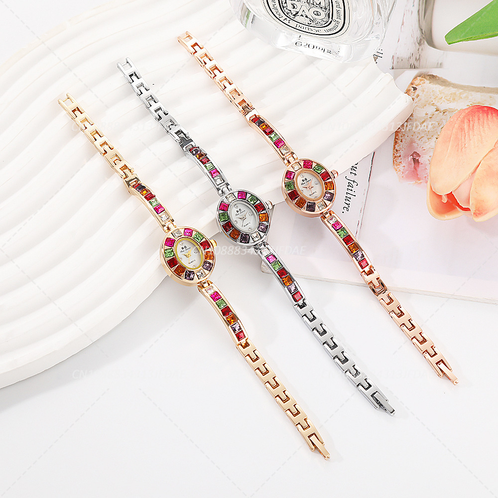 Colored Gemstone Inlaid Women  - огляд і ціна Jewelry Watches Luxury