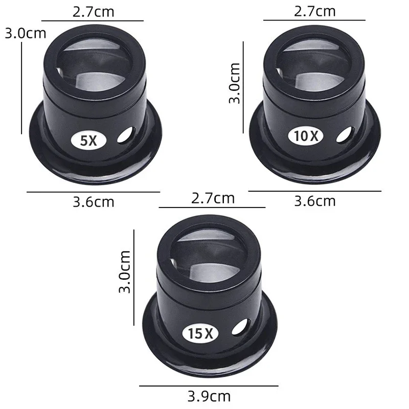 1Set 5X 10X 15X 20X  Magnifyin - огляд і ціна Jewelry Watches Repair