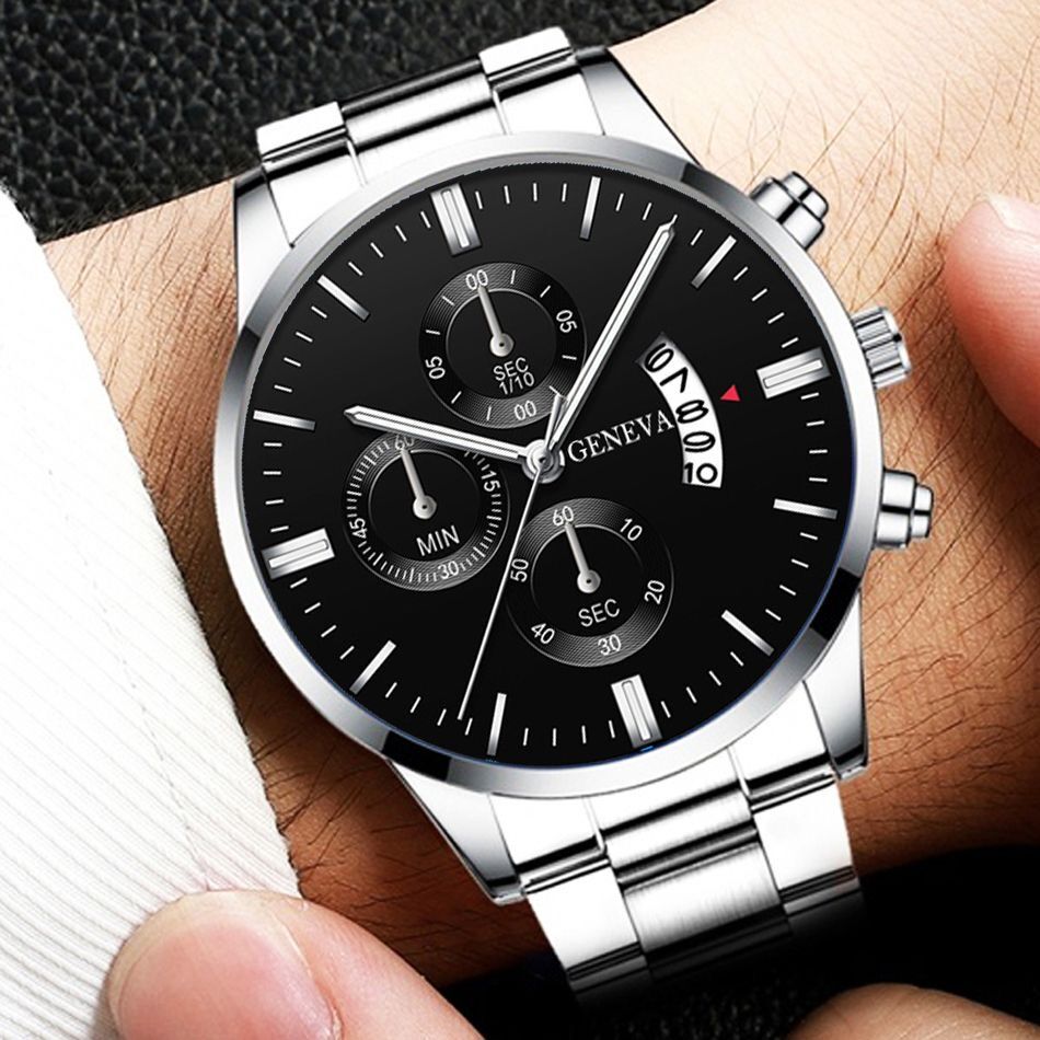 3PCS Fashion Men's Stainless S - огляд і ціна Jewelry Watch Making