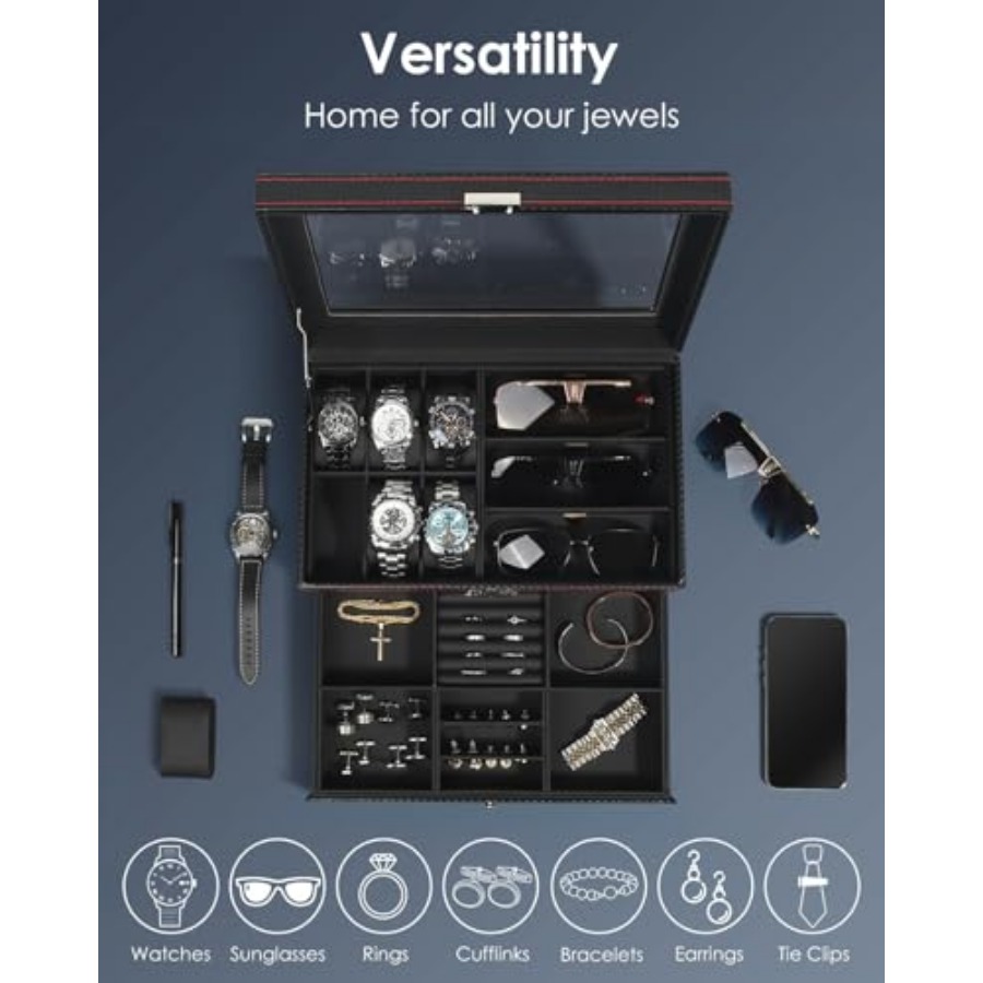 Watch Jewelry Box Organizer, 2 - огляд і ціна Jewelry And Watches Box