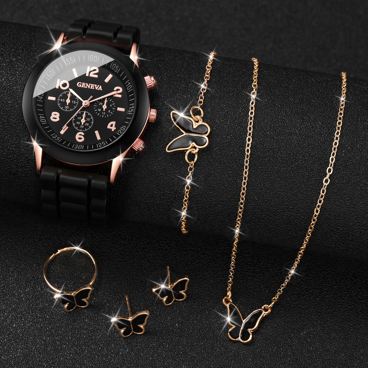 6PCS/Set Women's Watch Casual  - огляд і ціна Jewelry Watch Making