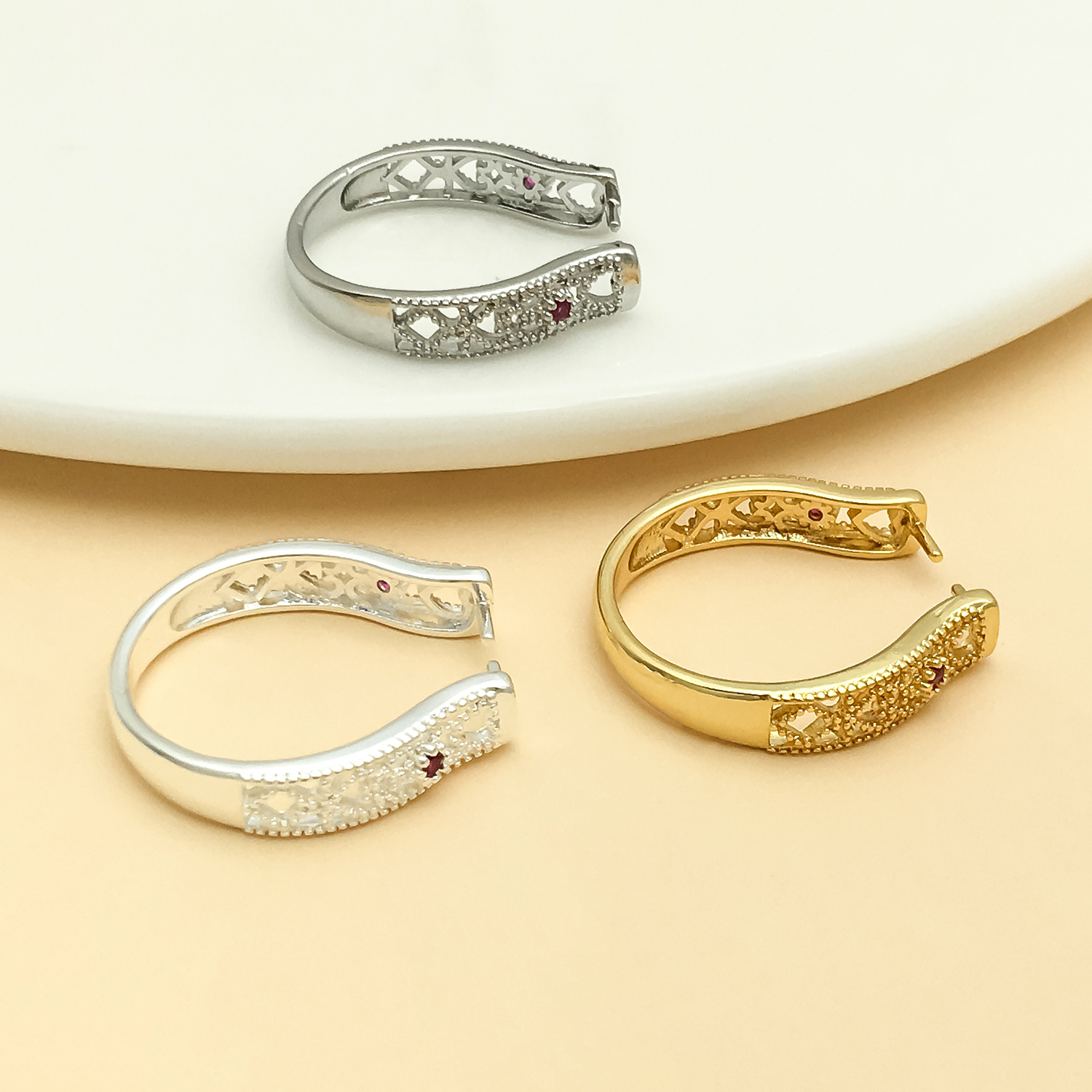 5pcs 18k gold-plated copper th - огляд і ціна Gold Plated Ring