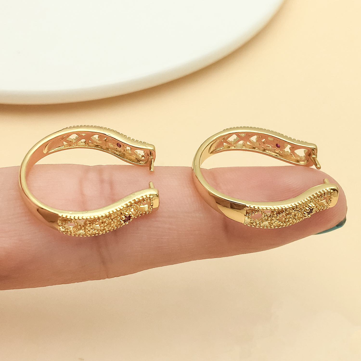 5pcs 18k gold-plated copper th - огляд і ціна Gold Plated Ring
