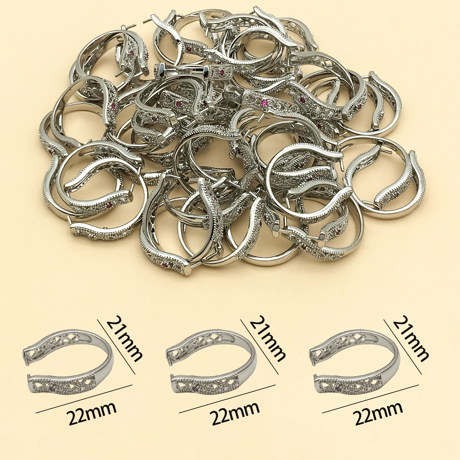 5pcs 18k gold-plated copper th - огляд і ціна Gold Plated Ring