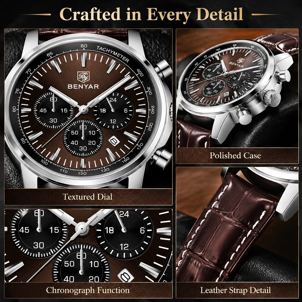 BENYAR Top brand multifunction - огляд і ціна Leather Bracelet