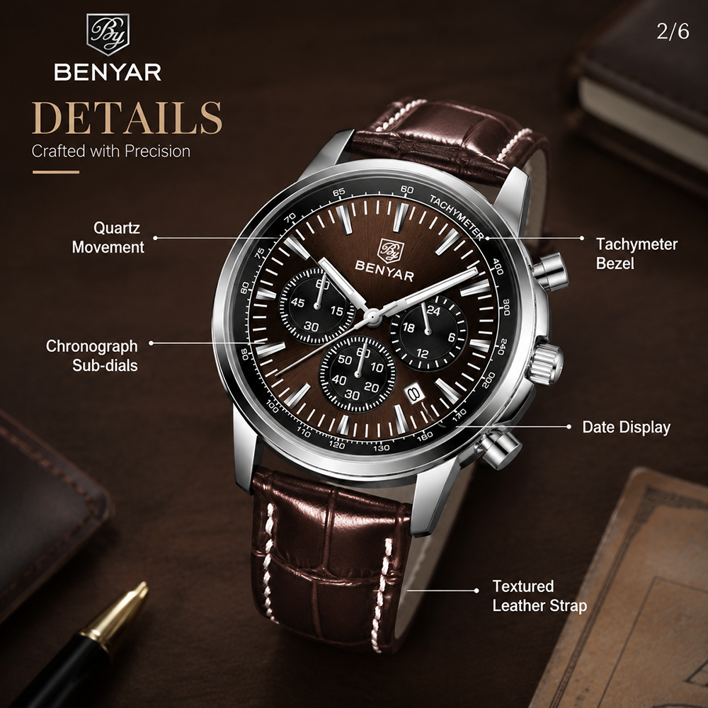 BENYAR Top brand multifunction - огляд і ціна Leather Bracelet