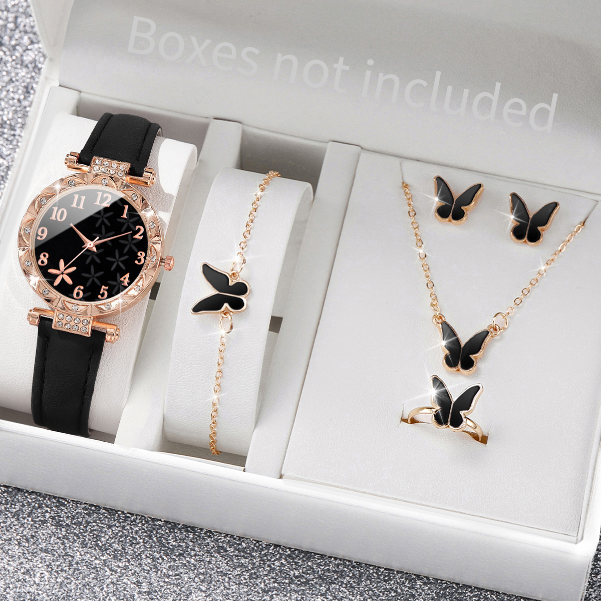 5/6PCS Fashion Rhinestone Wome - огляд і ціна Jewelry Watch Making