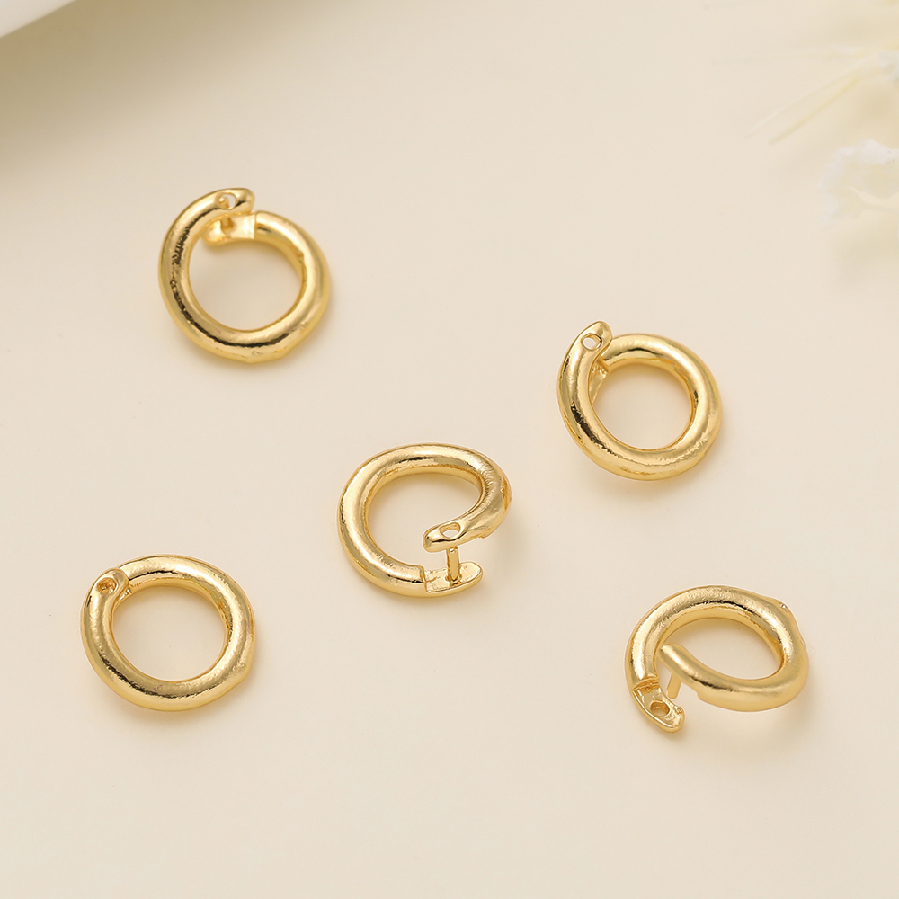 10Pcs 14/18K Gold Plated Brass - огляд і ціна Gold Plated Ring