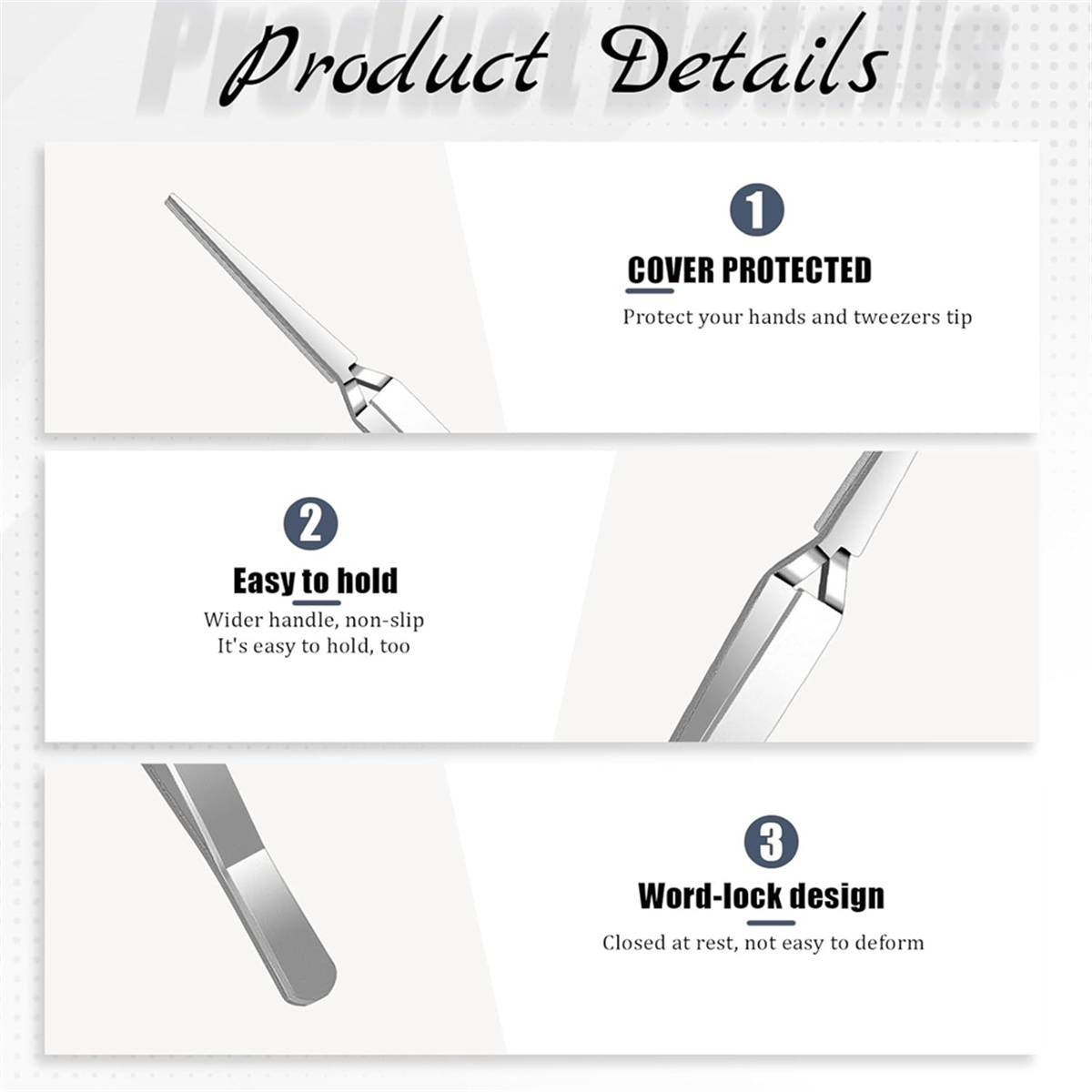 Craft Tweezers, 6 Pieces Locki - огляд і ціна Jewelry Watch Making