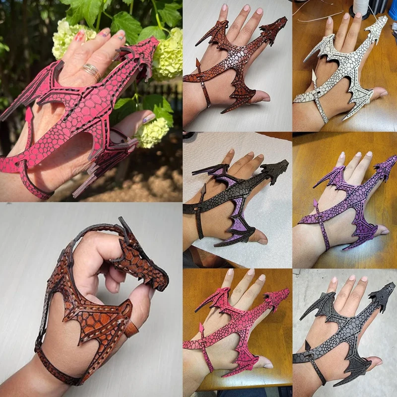 Hot Leather Dragon Glove Gift  - огляд і ціна Leather Bracelet