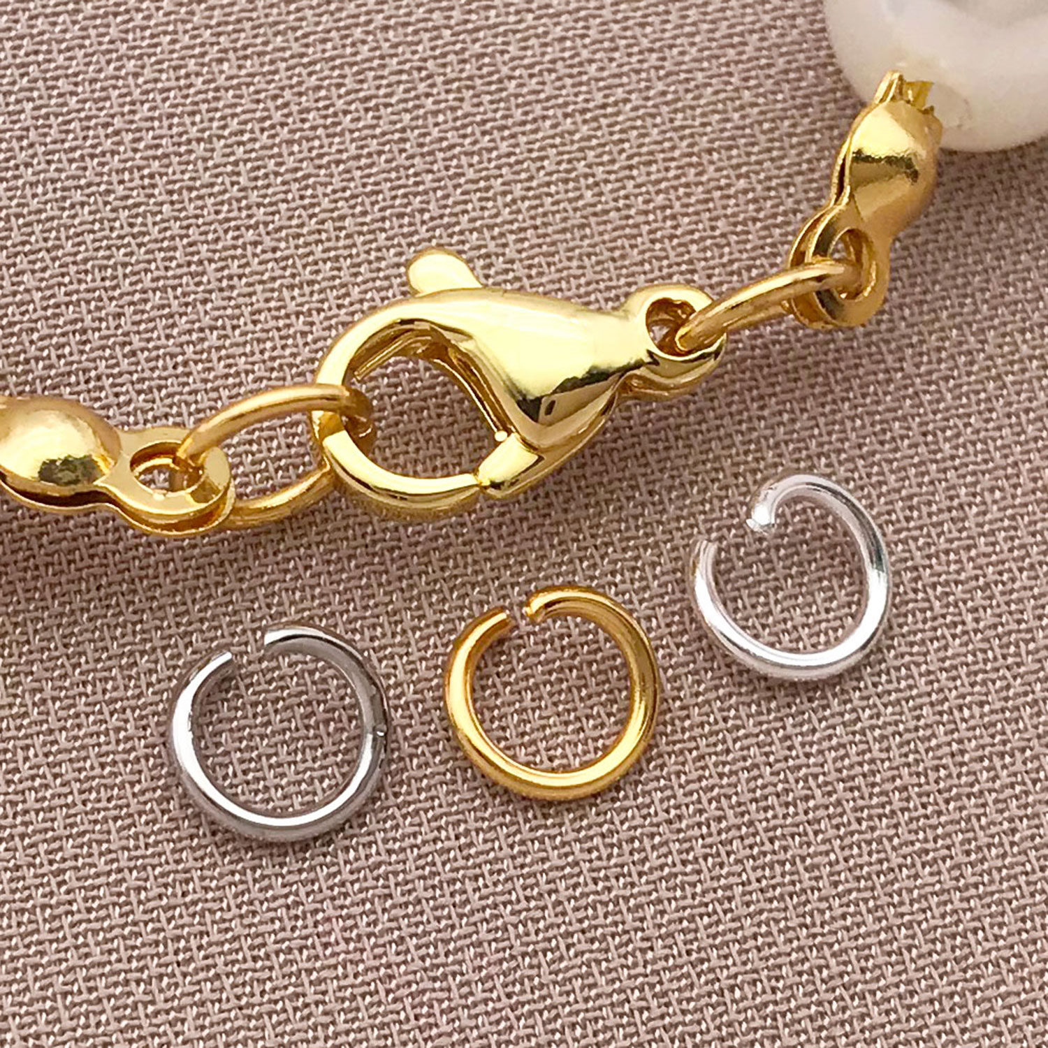 200pcs 4/5mm 18K Gold Plated S - огляд і ціна Gold Plated Ring