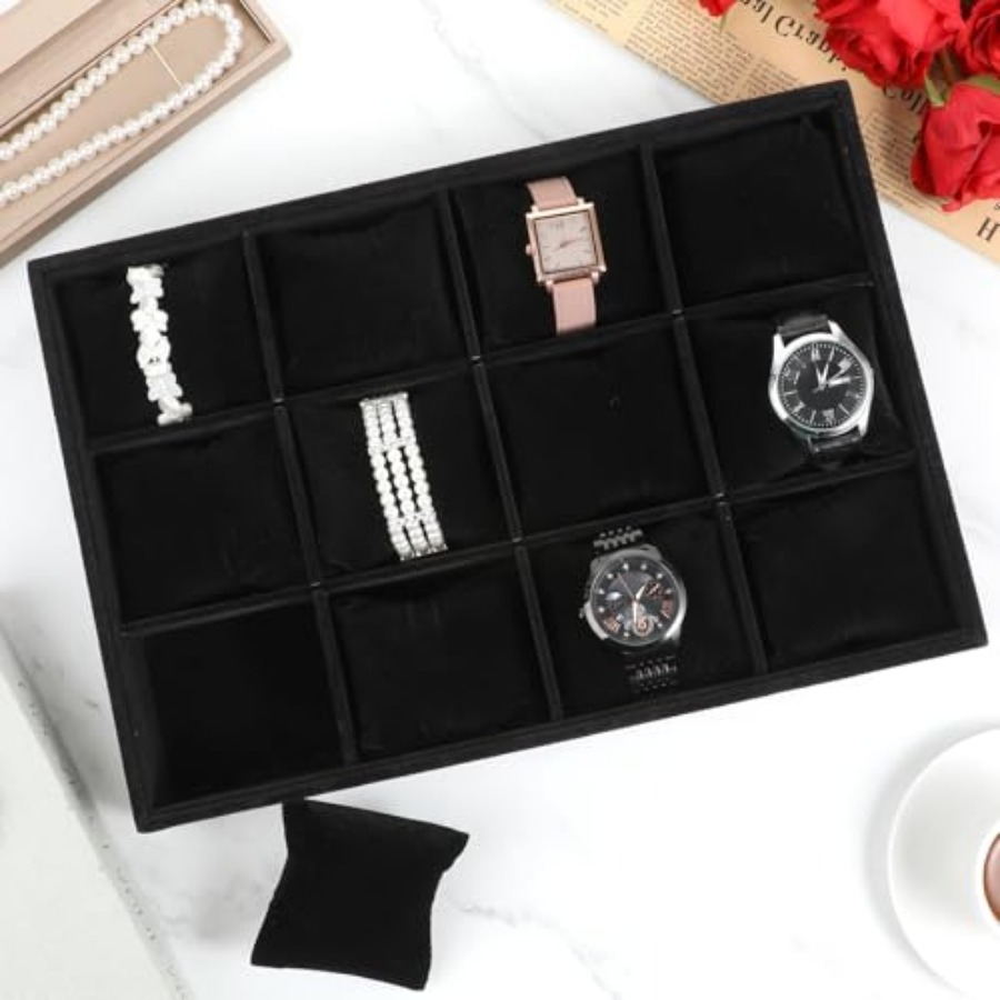 2 PCS Watch Tray, 12 Grid Watc - огляд і ціна Jewelry Bracelet Watches