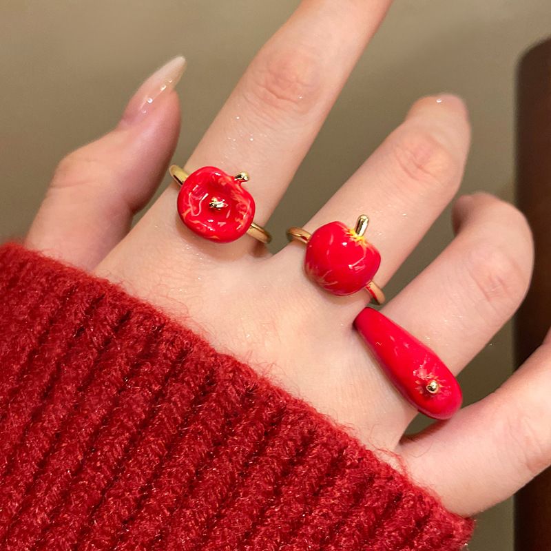Christmas Apple Ring Red Cute  - огляд і ціна Eve Jewelry & Watches Distribuidor Oficial Rolex Buenos Aires