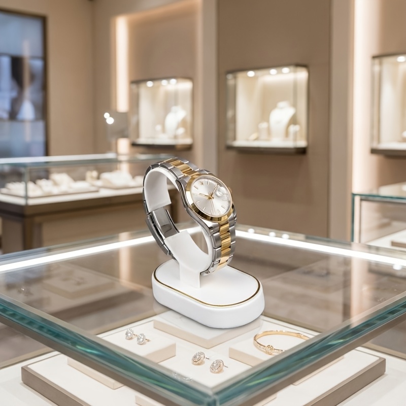 Watch display stand, white bra - огляд і ціна Jewelry Or Watches