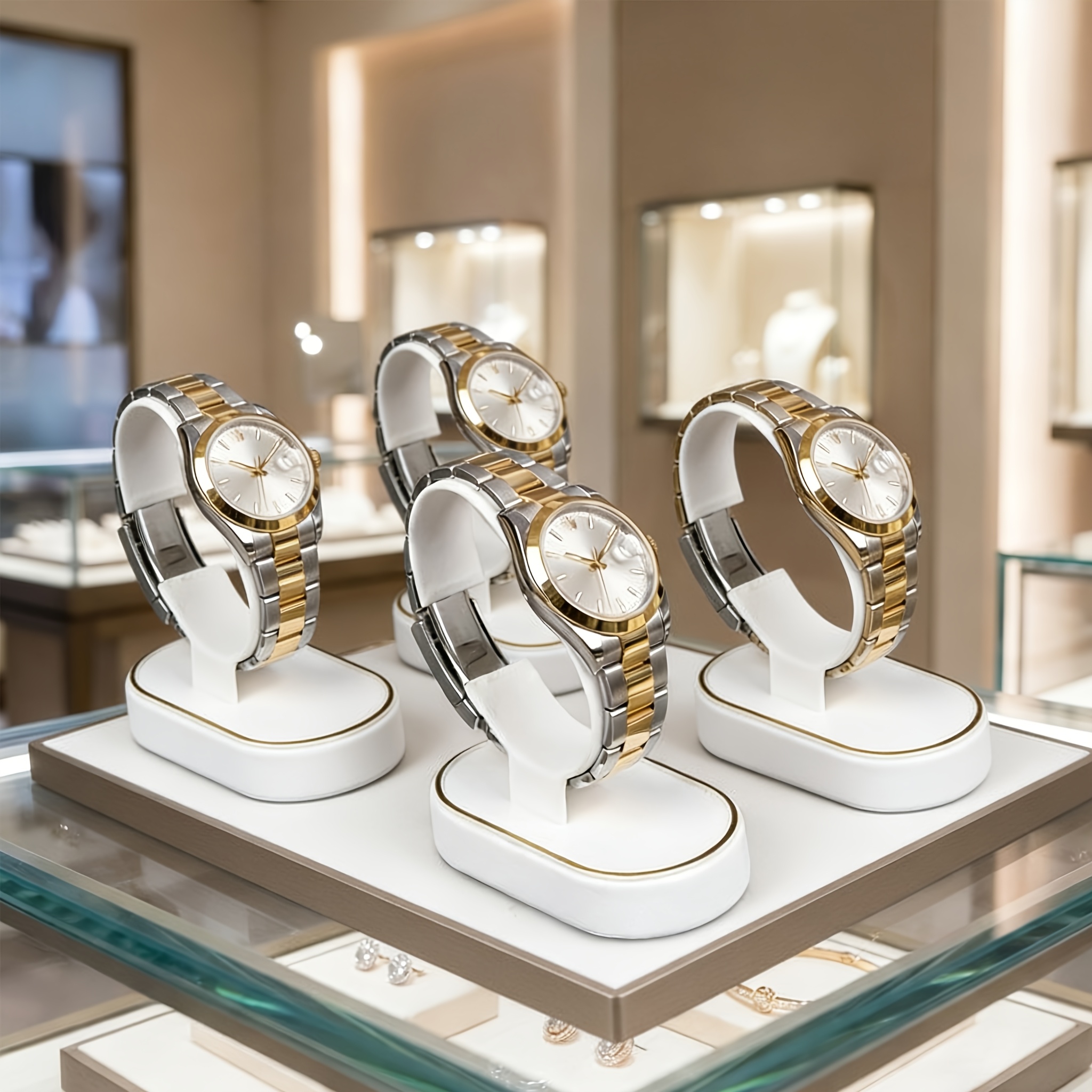 Watch display stand, white bra - огляд і ціна Jewelry Or Watches