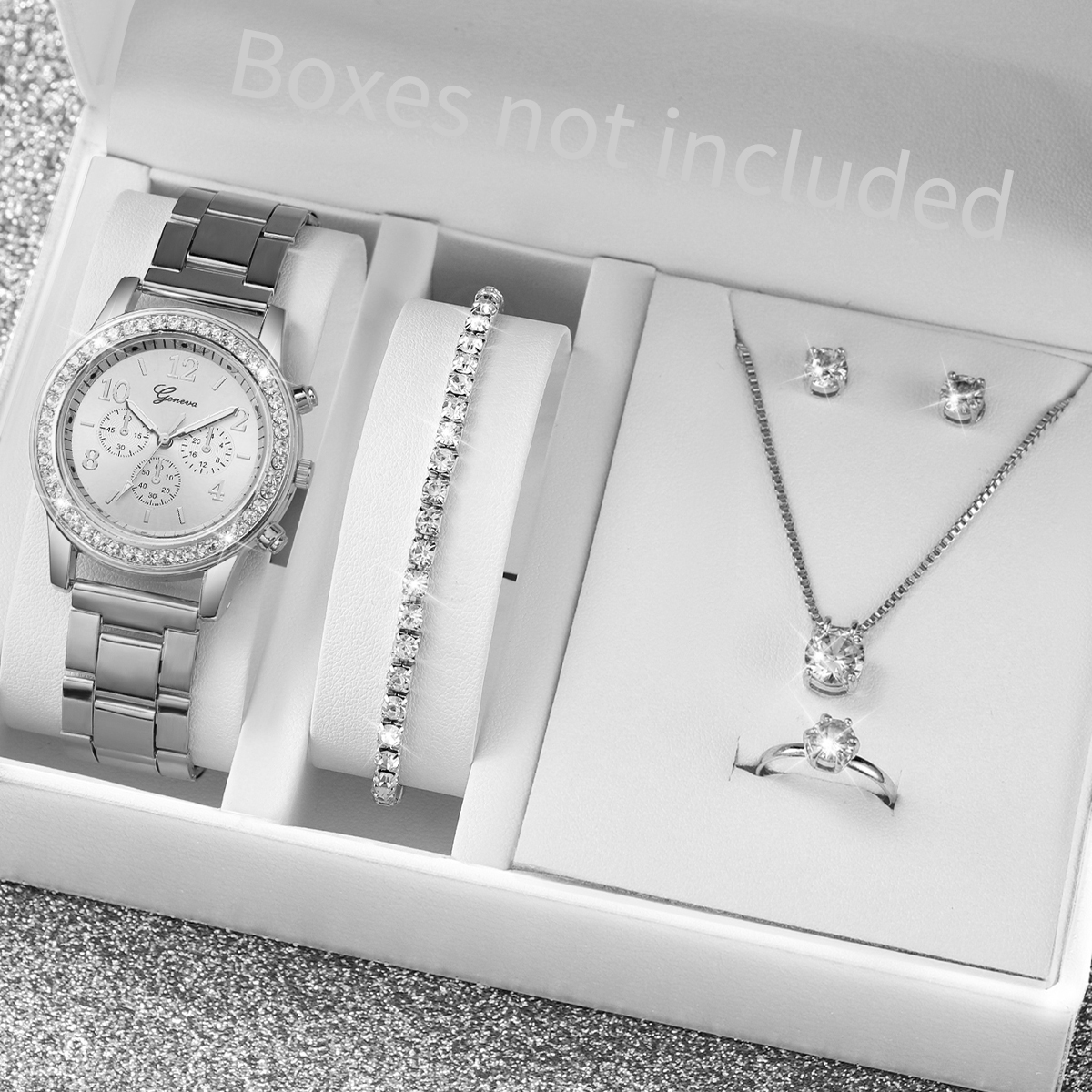 6PCS/Set Fashion Women's Quart - огляд і ціна Jewelry Watch Making
