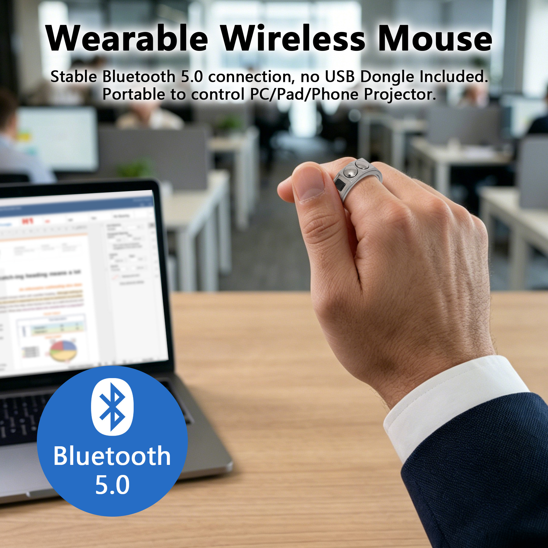 Smart mouse ring ring PPT demo - огляд і ціна Smartwatch