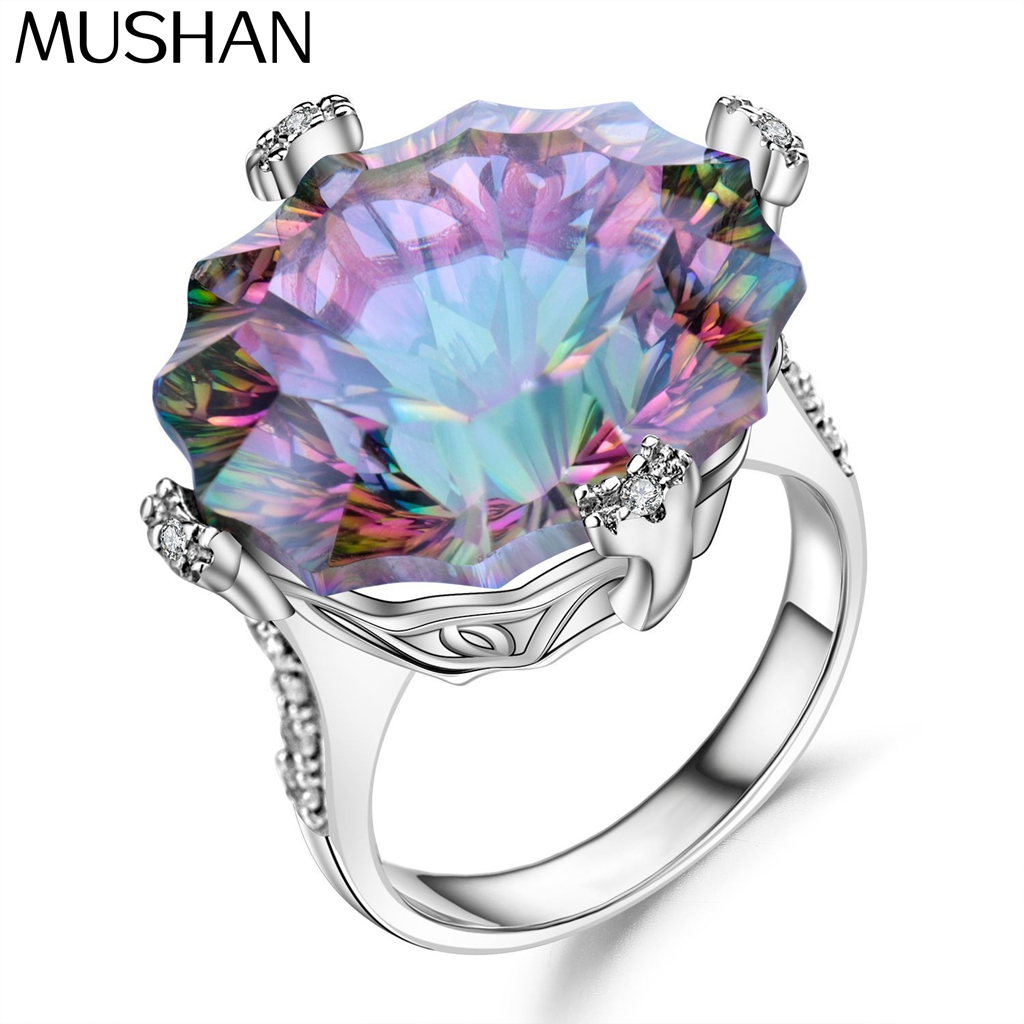 MUSHAN Custom Jewelry 925 Ster - огляд і ціна Gold Plated Ring