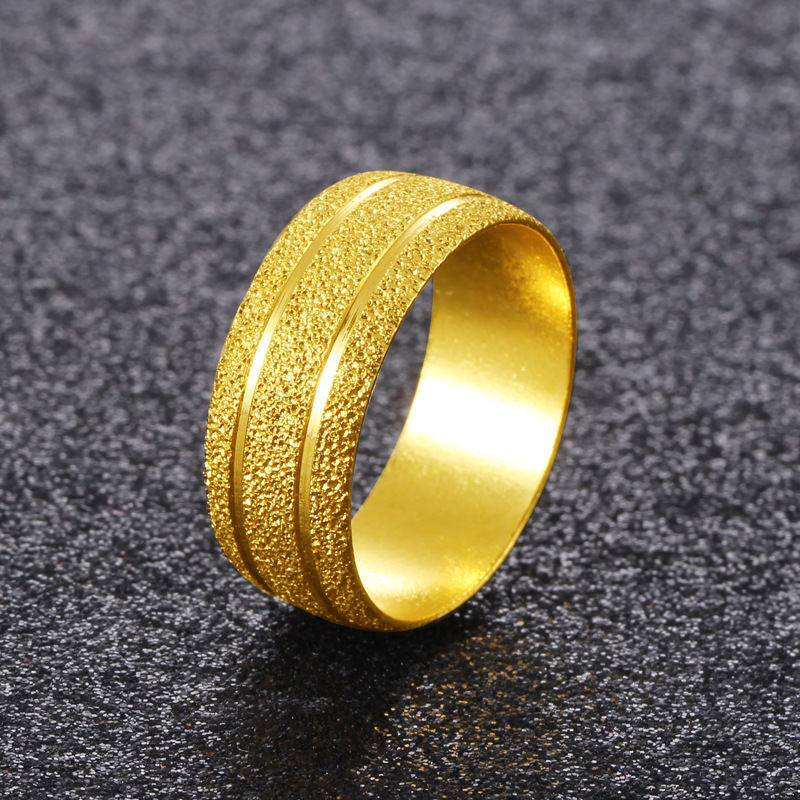 High Quality Korean Version Si - огляд і ціна Gold Plated Ring